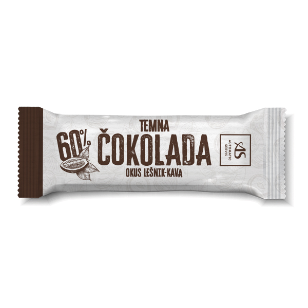 AS ČOKOLADA S POLNILOM LEŠNIK - KAVA 42 G